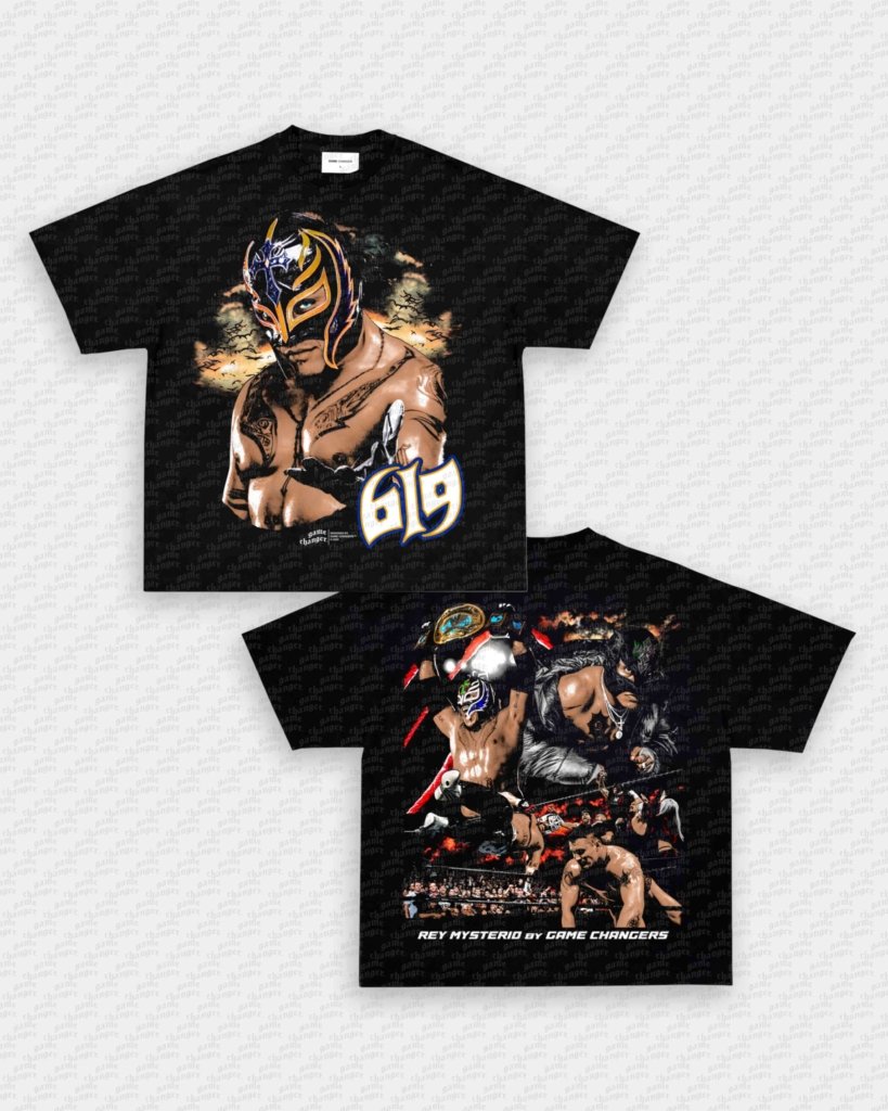 REY MYSTERIO V4 TEE - [DS] - VIP - GAME CHANGERS - GAME CHANGERS GRAPHIC TEE