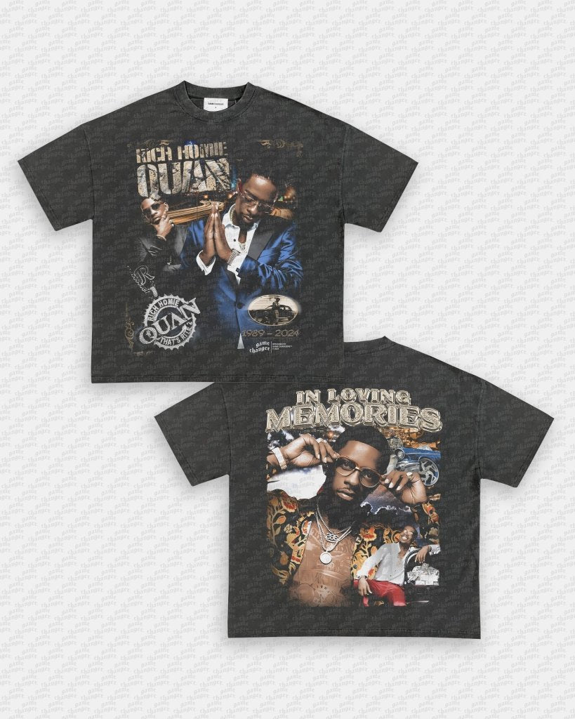 RICH HOMIE QUAN TEE - [DS] - VIP - GAME CHANGERS - GAME CHANGERS GRAPHIC TEE