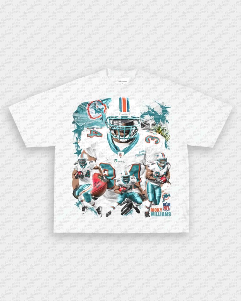 RICKY WILLIAMS - DOLPHINS TEE - VIP - GAME CHANGERS GRAPHIC TEE