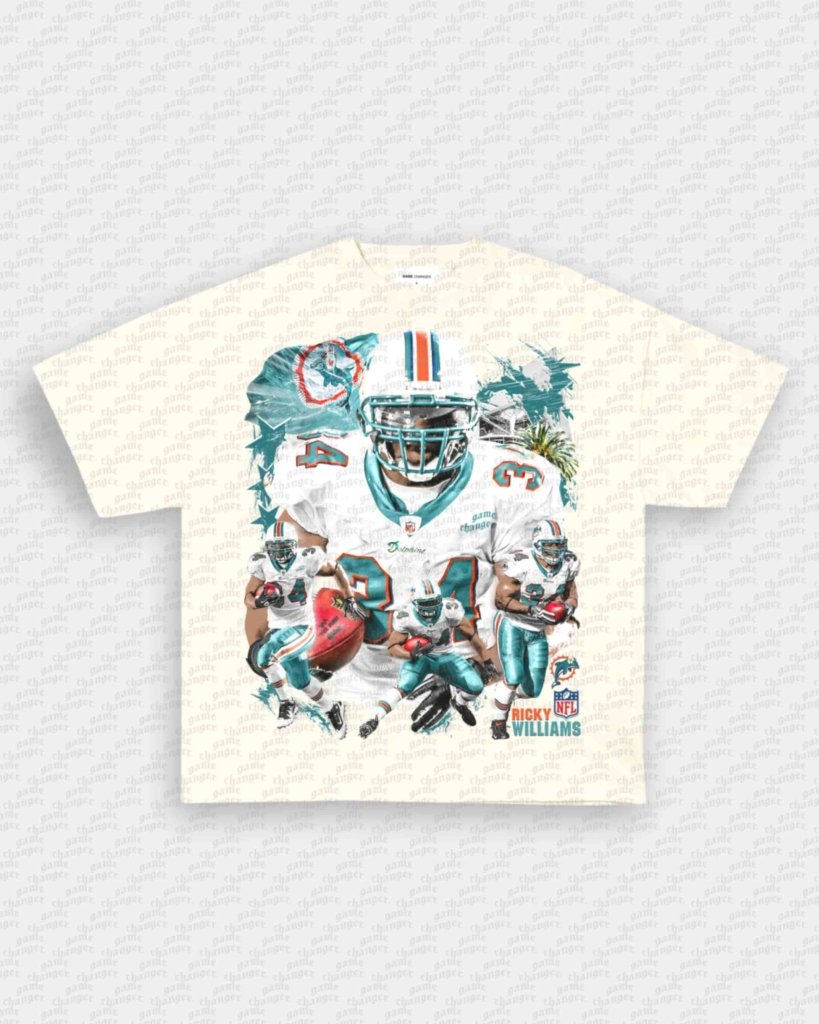 RICKY WILLIAMS - DOLPHINS TEE - VIP - GAME CHANGERS GRAPHIC TEE