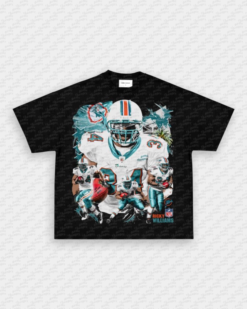 RICKY WILLIAMS - DOLPHINS TEE - VIP - GAME CHANGERS GRAPHIC TEE