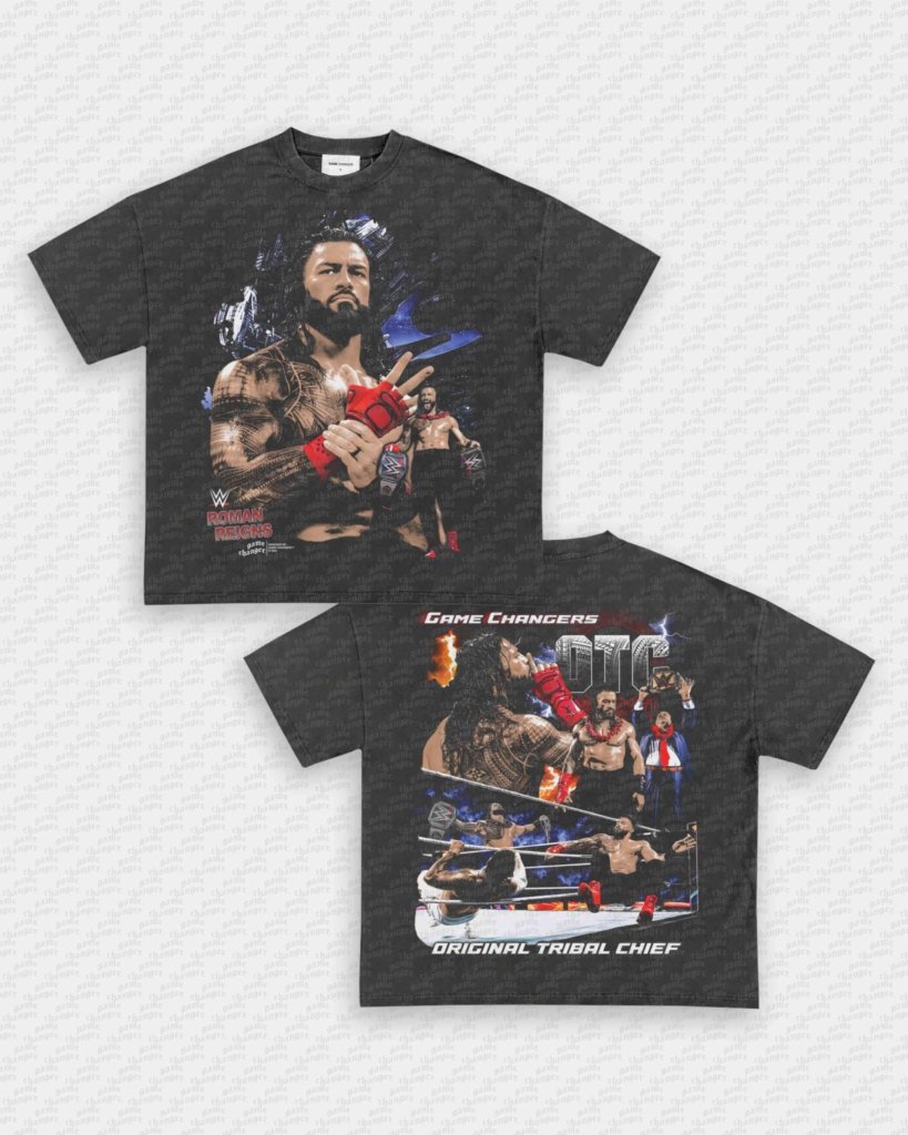 ROMAN REIGNS V5 TEE - [DS] - VIP - GAME CHANGERS - GAME CHANGERS GRAPHIC TEE