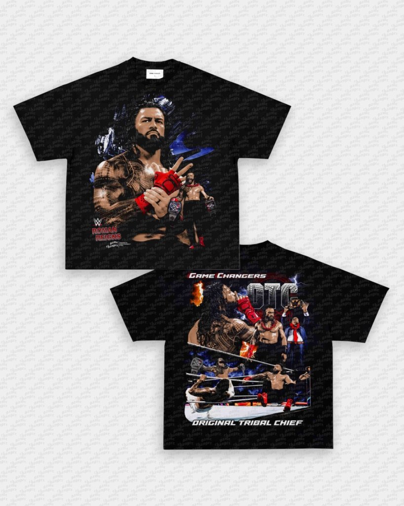 ROMAN REIGNS V5 TEE - [DS] - VIP - GAME CHANGERS - GAME CHANGERS GRAPHIC TEE