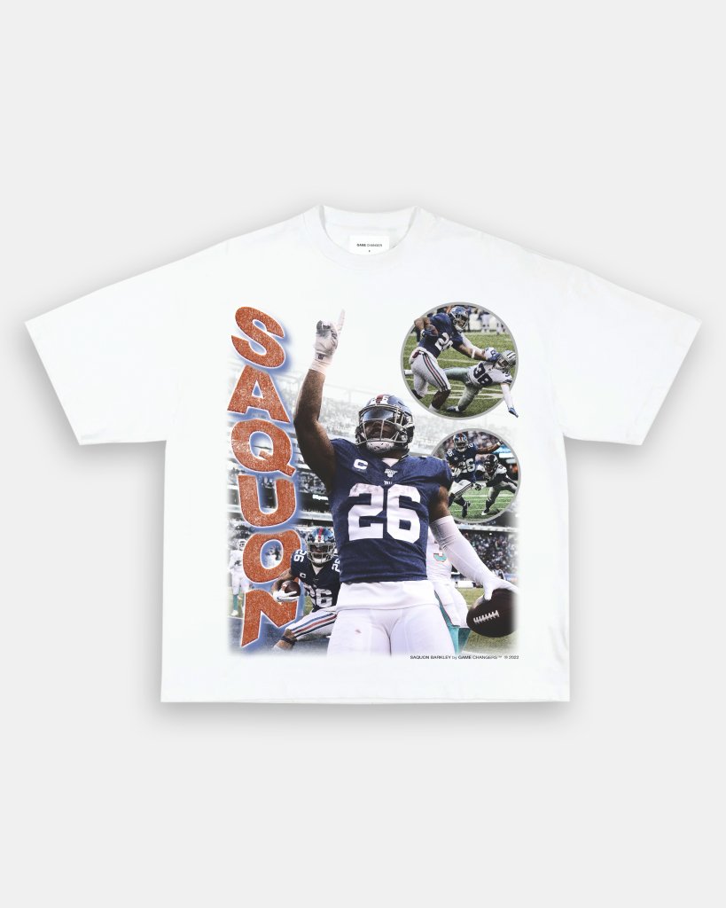 SAQUON BARKLEY TEE (FRONT PRINT ONLY) - VIP - GAME CHANGERS TEE