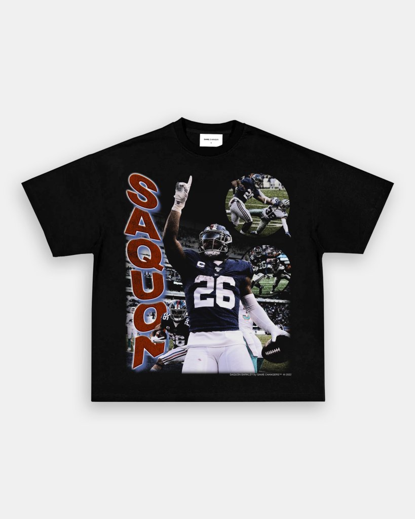 SAQUON BARKLEY TEE (FRONT PRINT ONLY) - VIP - GAME CHANGERS TEE