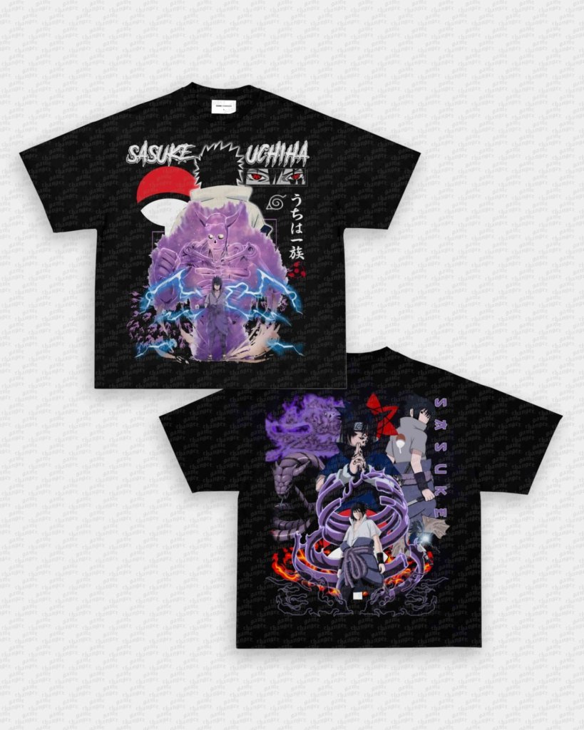 SASUKE UCHIHA TEE - [DS] - VIP - GAME CHANGERS - GAME CHANGERS GRAPHIC TEE