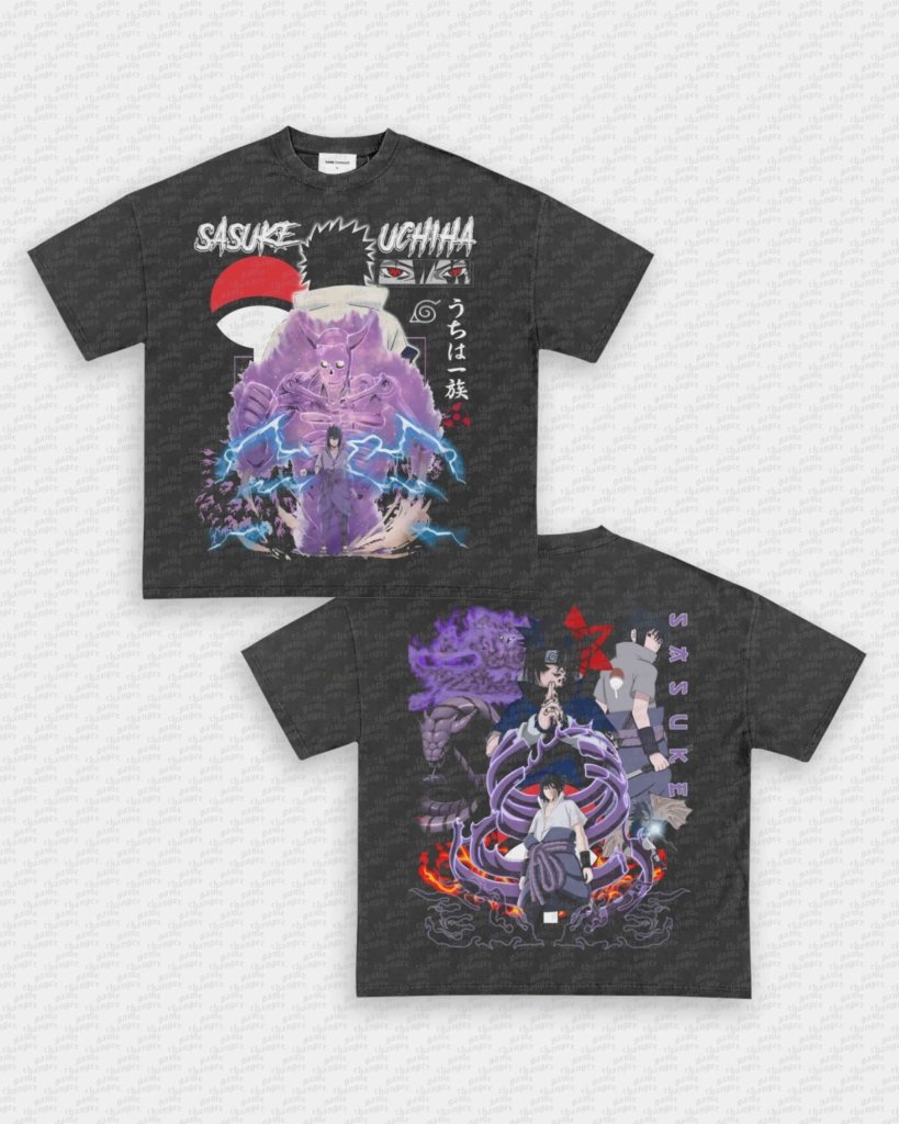 SASUKE UCHIHA TEE - [DS] - VIP - GAME CHANGERS - GAME CHANGERS GRAPHIC TEE