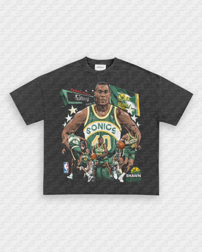 SHAWN KEMP TEE - VIP - GAME CHANGERS - GAME CHANGERS GRAPHIC TEE