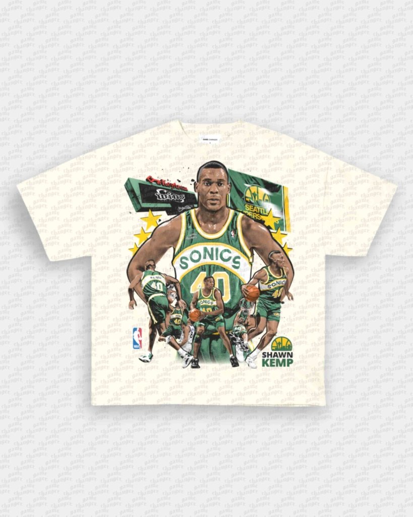 SHAWN KEMP TEE - VIP - GAME CHANGERS - GAME CHANGERS GRAPHIC TEE