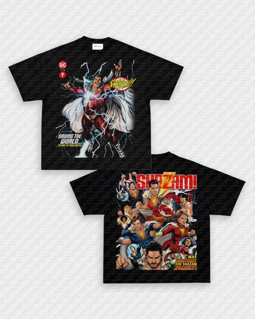 SHAZAM TEE - [DS] - VIP - GAME CHANGERS - GAME CHANGERS GRAPHIC TEE