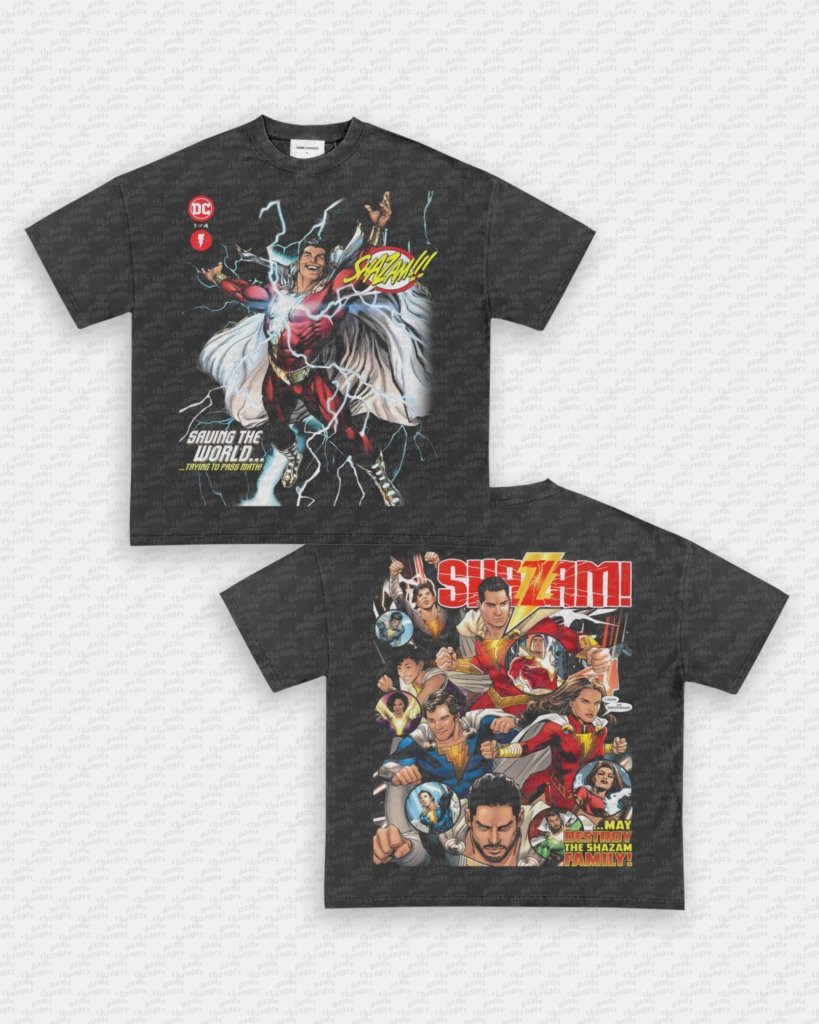 SHAZAM TEE - [DS] - VIP - GAME CHANGERS - GAME CHANGERS GRAPHIC TEE