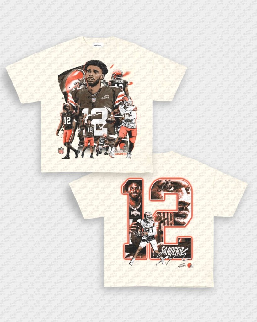 SHEDEUR SANDERS - BROWNS TEE - [DS] - VIP - GAME CHANGERS - GAME CHANGERS GRAPHIC TEE