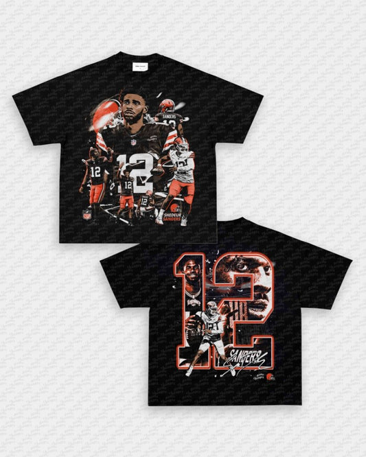 SHEDEUR SANDERS - BROWNS TEE - [DS] - VIP - GAME CHANGERS - GAME CHANGERS GRAPHIC TEE