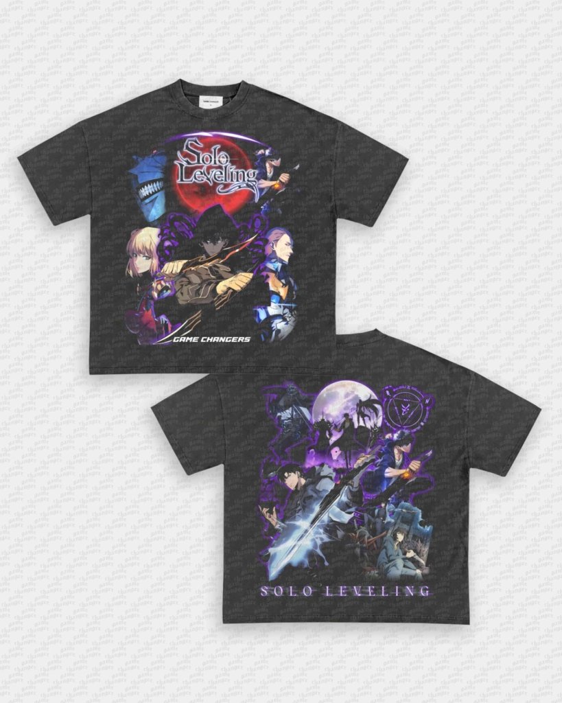 SOLO LEVELING TEE - [DS] - VIP - GAME CHANGERS - GAME CHANGERS GRAPHIC TEE