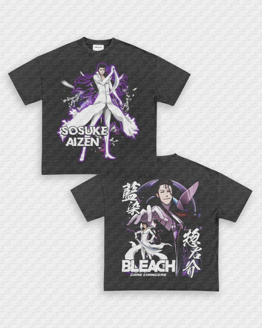 SOSUKE AIZEN TEE - [DS] - VIP - GAME CHANGERS - GAME CHANGERS GRAPHIC TEE