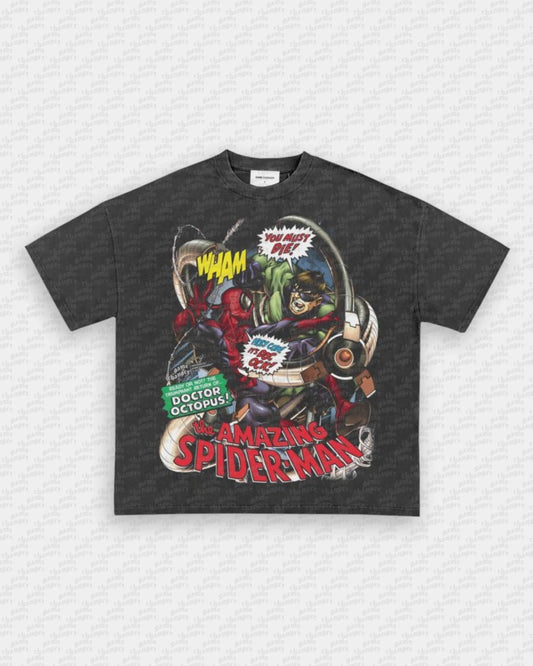 SPIDER MAN VS DOCTOR OCTOPUS V2 TEE - VIP - GAME CHANGERS GRAPHIC TEE