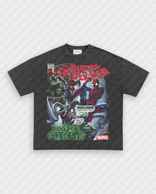 SPIDER MAN VS DOCTOR OCTOPUS V3 TEE - VIP - GAME CHANGERS GRAPHIC TEE