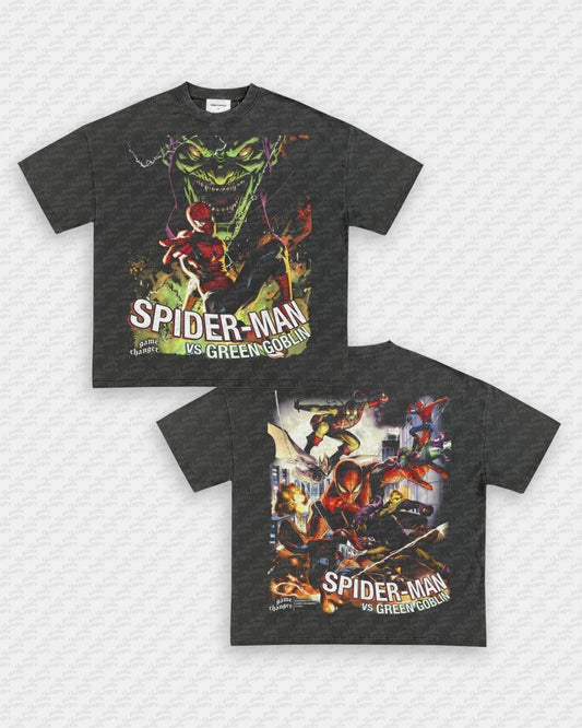 SPIDER MAN VS GREEN GOBLIN V2 TEE - [DS] - VIP - GAME CHANGERS GRAPHIC TEE