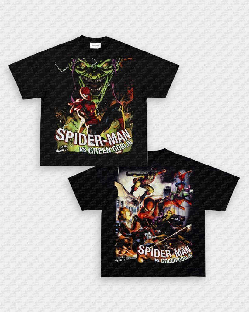 SPIDER MAN VS GREEN GOBLIN V2 TEE - [DS] - VIP - GAME CHANGERS GRAPHIC TEE