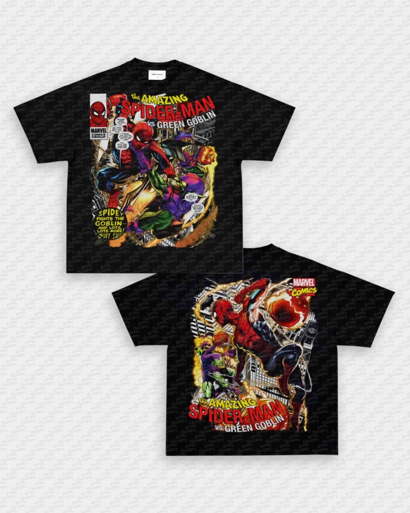SPIDER - MAN VS GREEN GOBLIN V3 TEE - [DS] - VIP - GAME CHANGERS - GAME CHANGERS GRAPHIC TEE