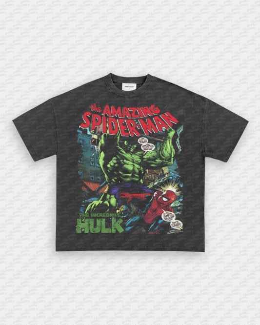 SPIDER MAN VS HULK V3 TEE - VIP - GAME CHANGERS GRAPHIC TEE