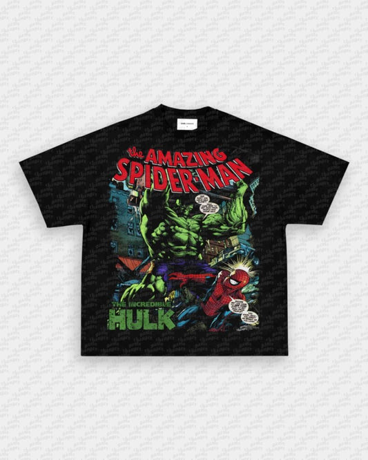 SPIDER MAN VS HULK V3 TEE - VIP - GAME CHANGERS GRAPHIC TEE