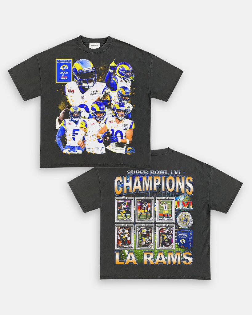 SUPER BOWL LVI CHAMPS - RAMS TEE - [DS] - VIP - GAME CHANGERS TEE