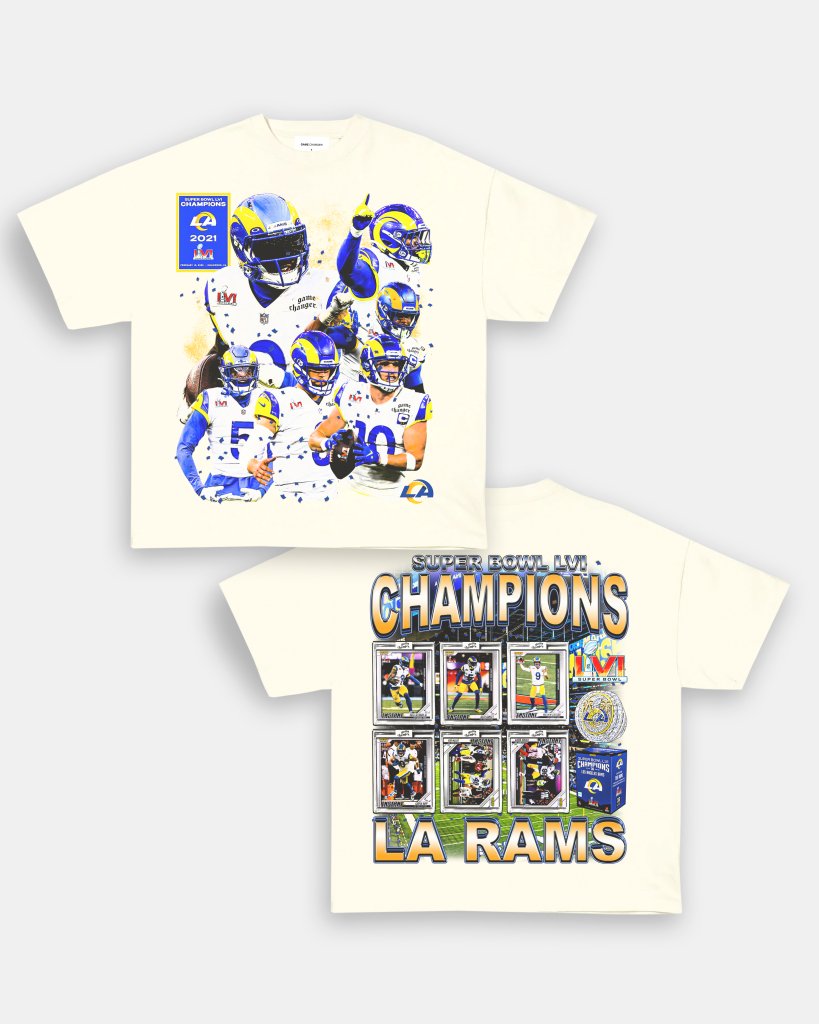 SUPER BOWL LVI CHAMPS - RAMS TEE - [DS] - VIP - GAME CHANGERS TEE