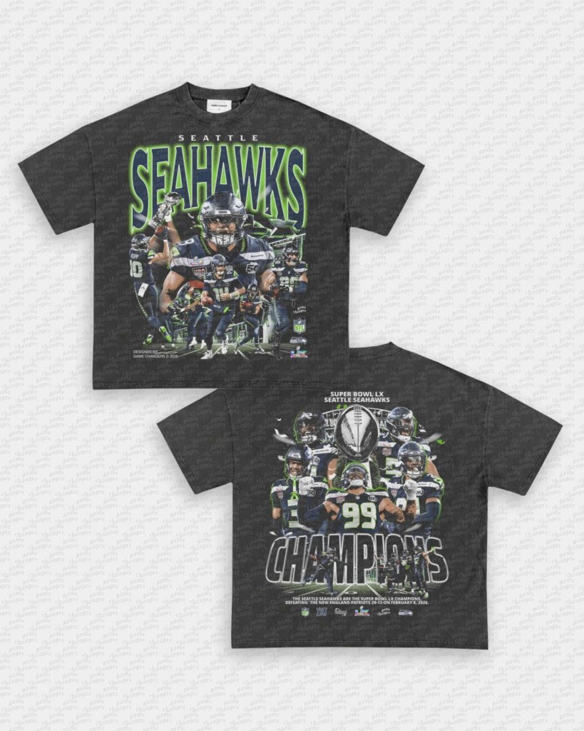 SUPER BOWL LX CHAMPS TEE - [DS] - VIP - GAME CHANGERS - GAME CHANGERS GRAPHIC TEE