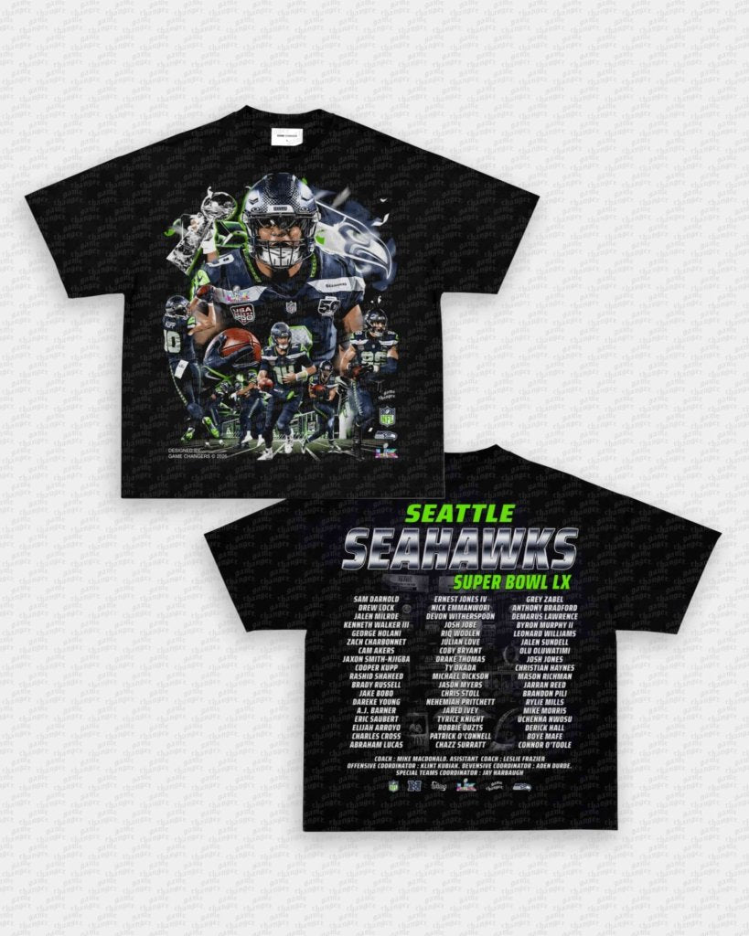 SUPER BOWL LX CHAMPS V2 TEE - [DS] - VIP - GAME CHANGERS - GAME CHANGERS GRAPHIC TEE