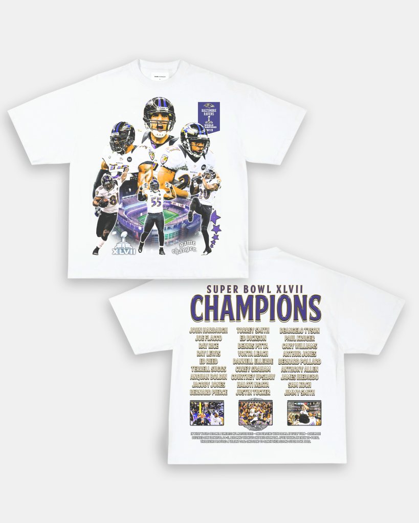 SUPER BOWL XLVII CHAMPS - RAVENS TEE - [DS] - VIP - GAME CHANGERS TEE