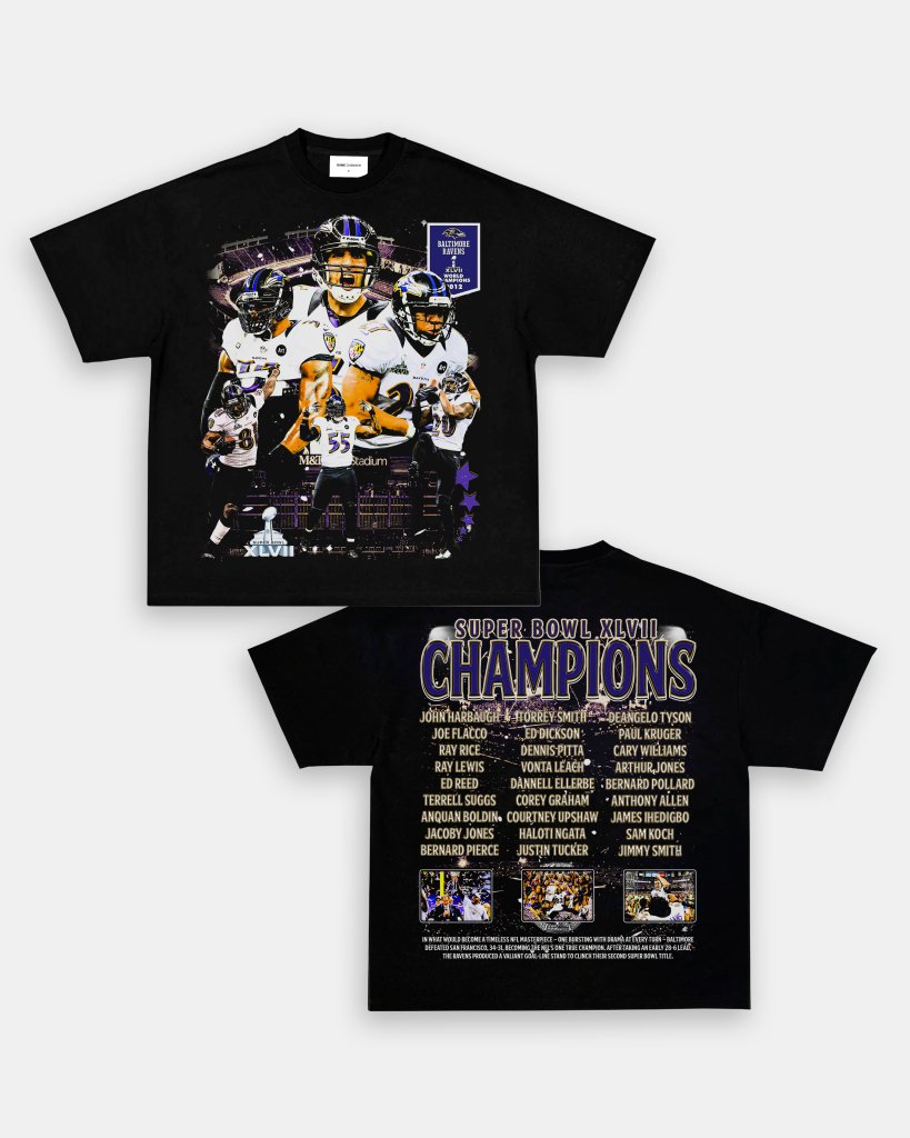 SUPER BOWL XLVII CHAMPS - RAVENS TEE - [DS] - VIP - GAME CHANGERS TEE