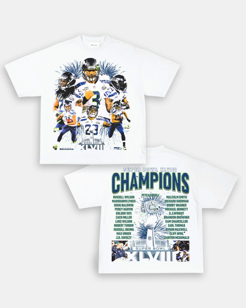 SUPER BOWL XLVIII CHAMPS - SEAHAWKS TEE - [DS] - VIP - GAME CHANGERS TEE