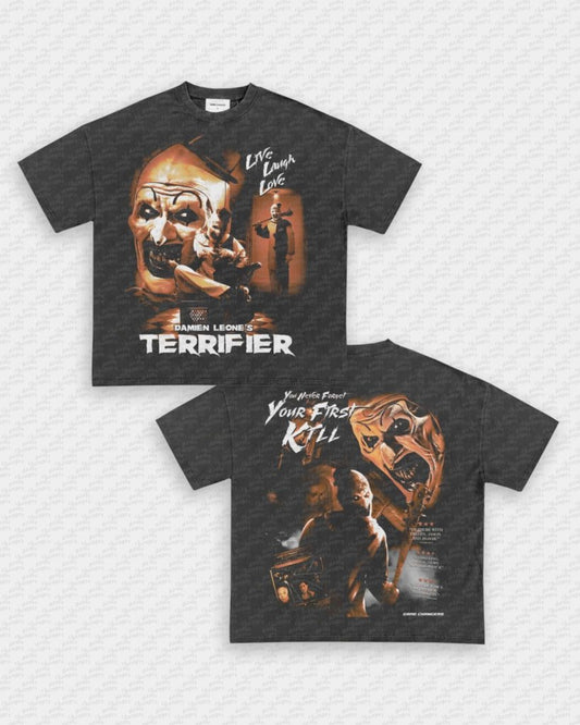 TERRIFIER V5 TEE - [DS] - VIP - GAME CHANGERS - GAME CHANGERS GRAPHIC TEE