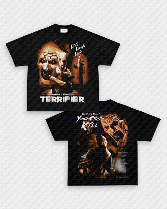 TERRIFIER V5 TEE - [DS] - VIP - GAME CHANGERS - GAME CHANGERS GRAPHIC TEE