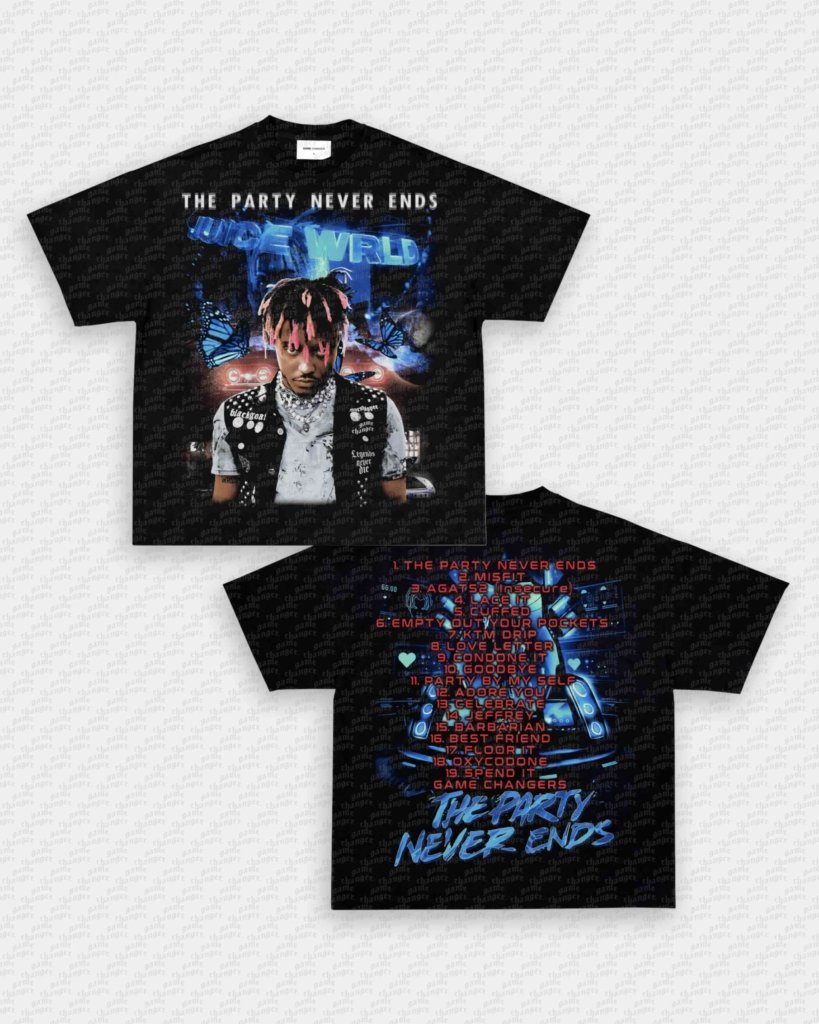 THE PARTY NEVER ENDS TEE - [DS] - VIP - GAME CHANGERS - GAME CHANGERS GRAPHIC TEE