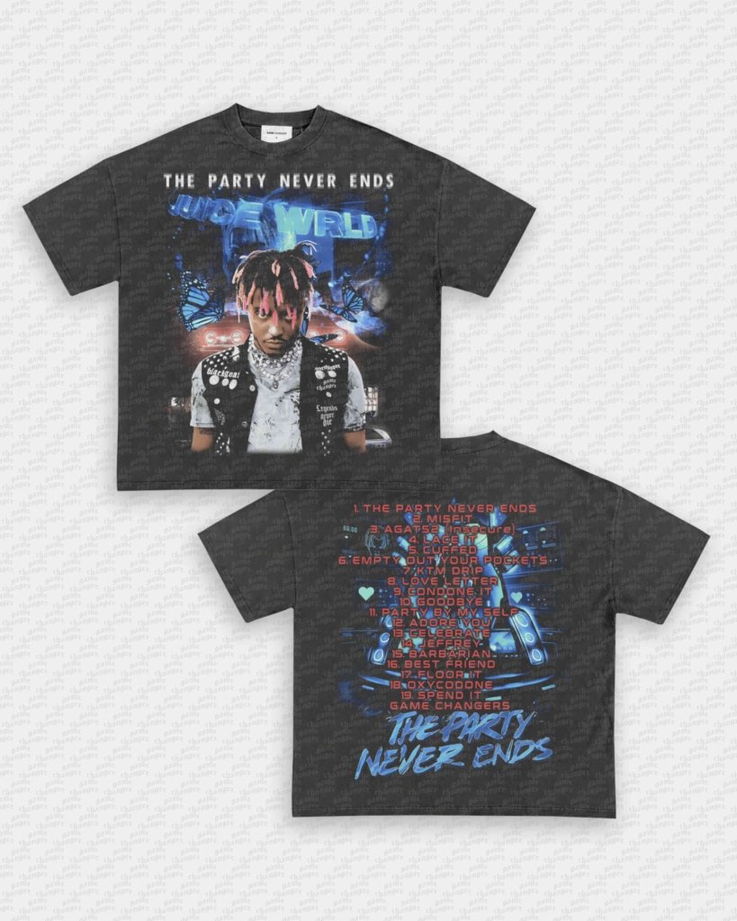 THE PARTY NEVER ENDS TEE - [DS] - VIP - GAME CHANGERS - GAME CHANGERS GRAPHIC TEE