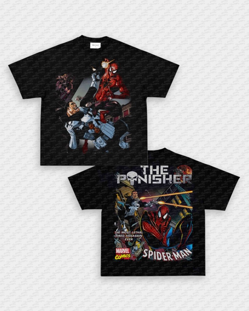 THE PUNISHER X SPIDER - MAN TEE - [DS] - VIP - GAME CHANGERS - GAME CHANGERS GRAPHIC TEE
