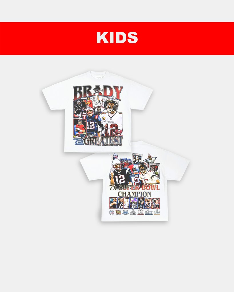 TOM BRADY - KIDS TEE [DS] - VIP - GAME CHANGERS TEE