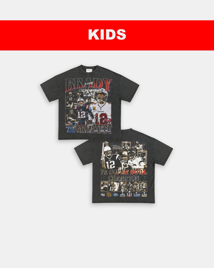 TOM BRADY - KIDS TEE [DS] - VIP - GAME CHANGERS TEE