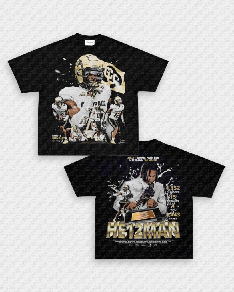 TRAVIS HUNTER - HEISMAN TEE - [DS] - VIP - GAME CHANGERS - GAME CHANGERS GRAPHIC TEE