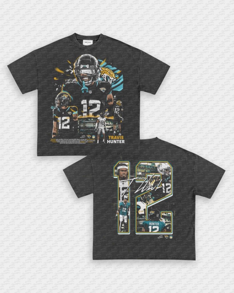 TRAVIS HUNTER - JAGS TEE - [DS] - VIP - GAME CHANGERS - GAME CHANGERS GRAPHIC TEE