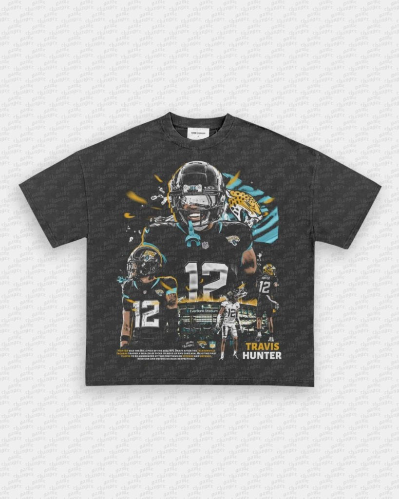 TRAVIS HUNTER - JAGS V2 TEE - VIP - GAME CHANGERS - GAME CHANGERS GRAPHIC TEE