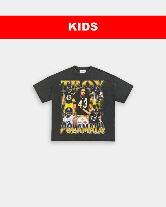 TROY POLAMALU - KIDS TEE - VIP - GAME CHANGERS TEE