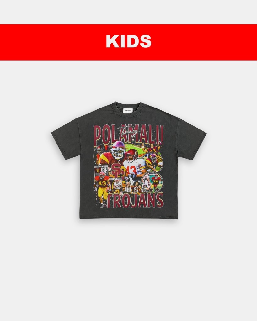 TROY POLAMALU - USC - KIDS TEE - VIP - GAME CHANGERS TEE