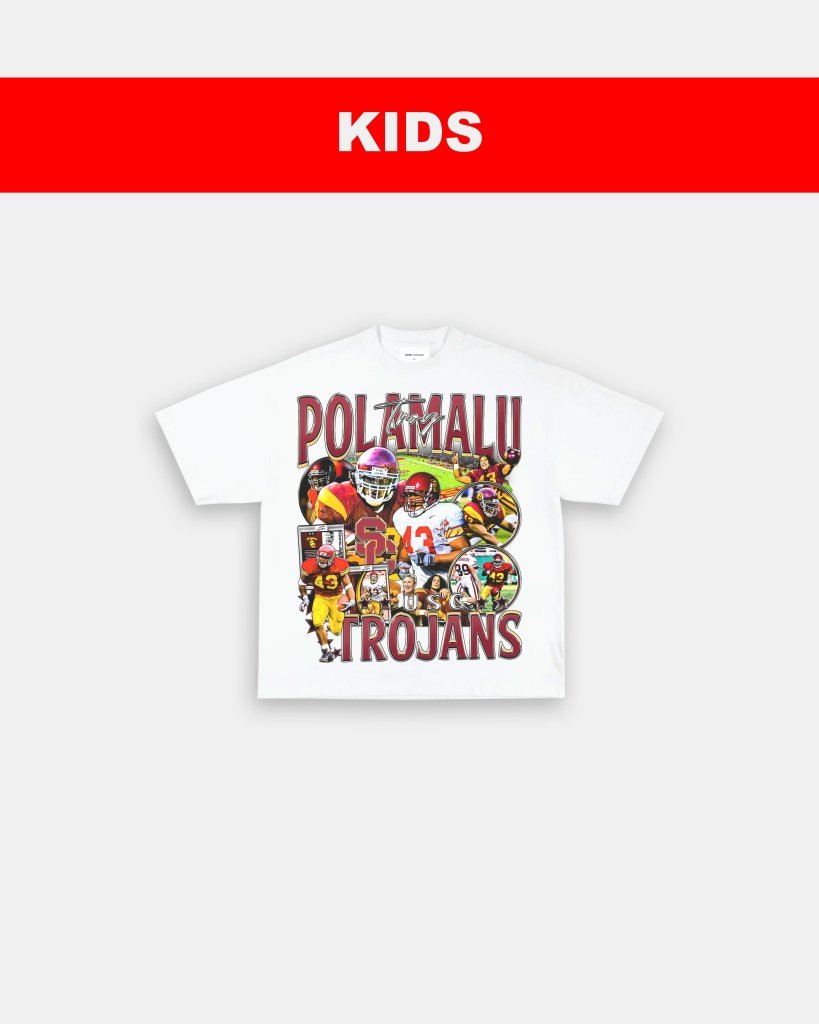 TROY POLAMALU - USC - KIDS TEE - VIP - GAME CHANGERS TEE