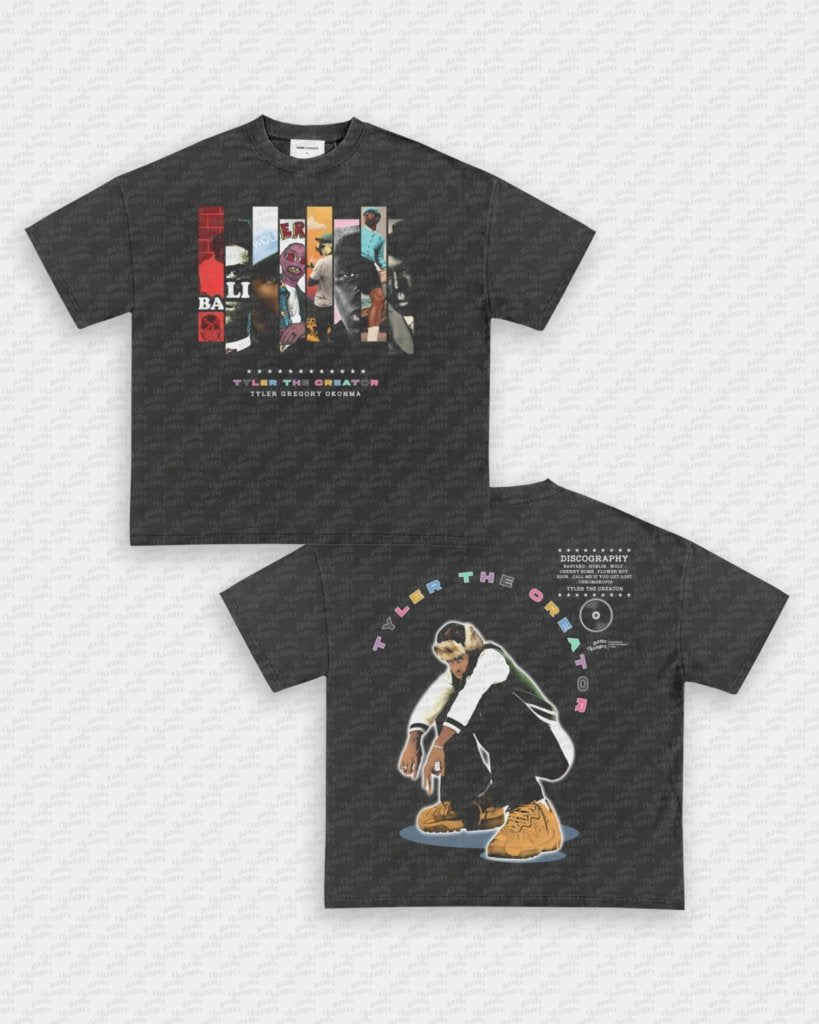 TYLER DISCOGRAPHY TEE - [DS] - VIP - GAME CHANGERS - GAME CHANGERS GRAPHIC TEE