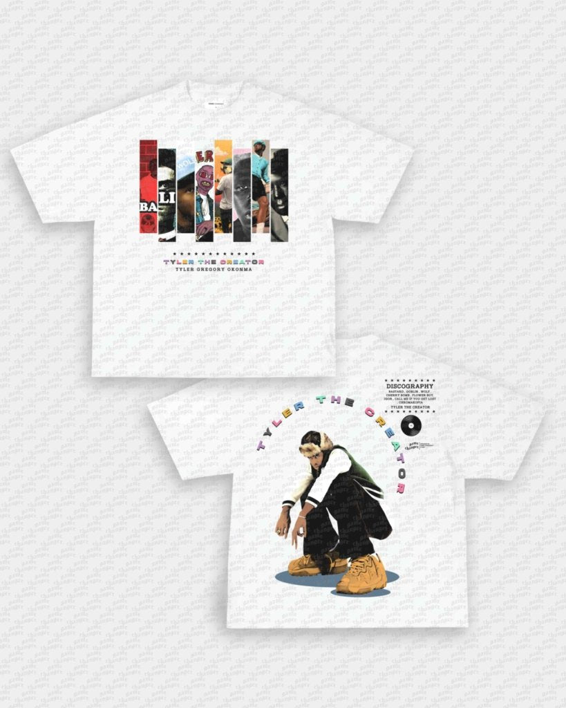 TYLER DISCOGRAPHY TEE - [DS] - VIP - GAME CHANGERS - GAME CHANGERS GRAPHIC TEE