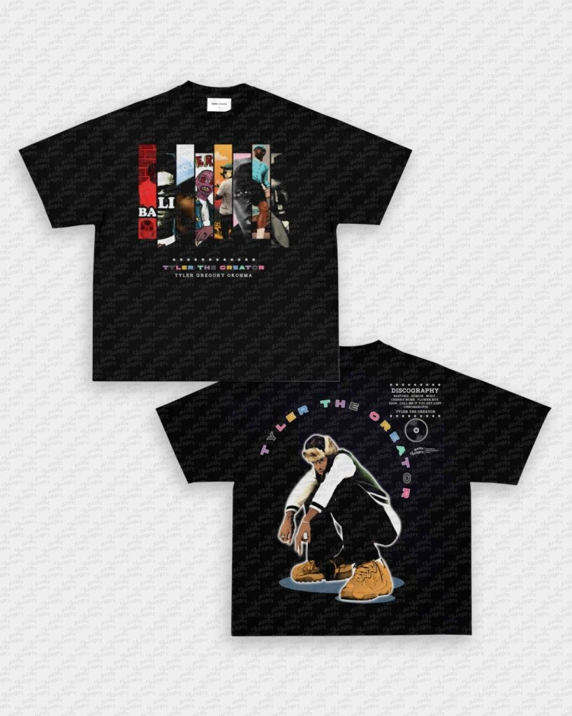 TYLER DISCOGRAPHY TEE - [DS] - VIP - GAME CHANGERS - GAME CHANGERS GRAPHIC TEE