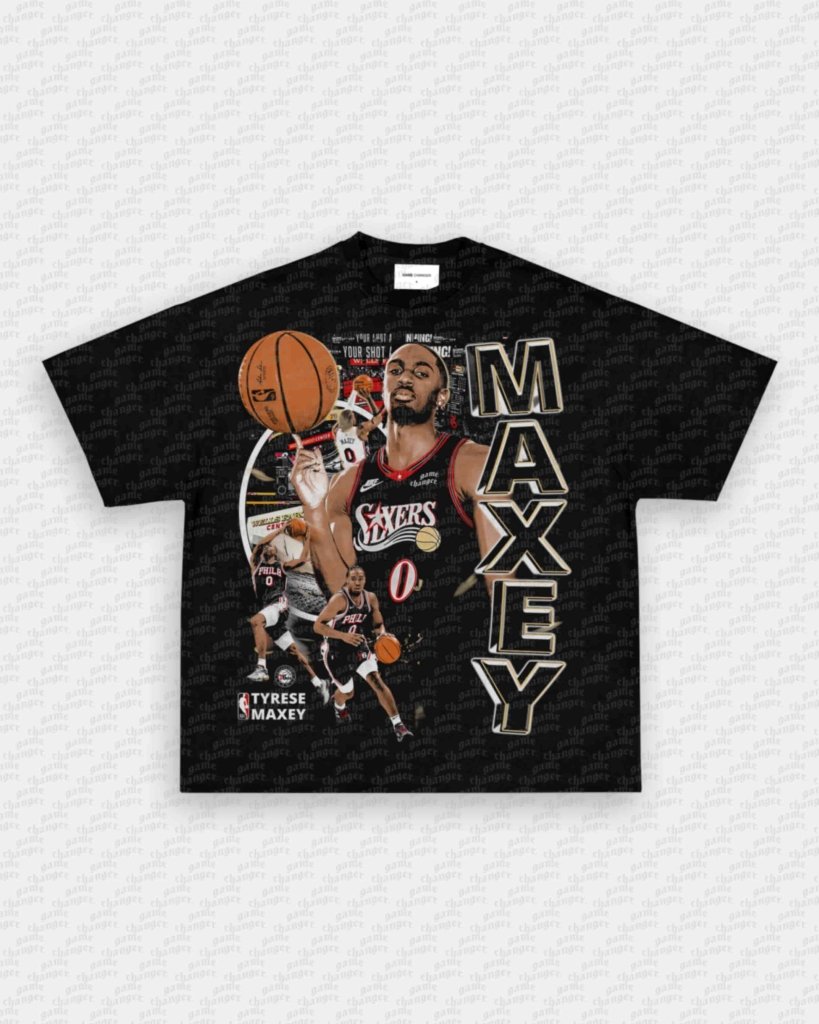 TYRESE MAXEY V2 TEE - VIP - GAME CHANGERS - GAME CHANGERS GRAPHIC TEE